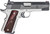 Springfield Armory PX9118L 1911 Ronin 45 ACP 4.25 8+1 Satin Aluminum Cerakote Frame Blued Carbon Steel with Rear Serrations Slide Crossed Cannon Wood Laminate Grip