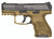 HK 81000095 VP9SK Subcompact 9mm Luger 3.39 (2) 10+1 Black Steel Slide Flat Dark Earth Interchangeable Backstrap Grip
