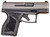 Taurus 1-GX4M93C GX4 Micro-Compact 9mm Luger Caliber with 3.06 Barrel 11+1 Capacity Black Finish Frame Serrated Tungsten Gray Cerakote Steel Slide &  Interchangeable Backstrap Grip Includes 2 Mags