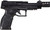 Taurus 1-TX22C151T10 TX22 Competition 5.40 10+1 (3) Black Polymer Frame Black Anodized Ported Aluminum Slide with Optics Mount Aggressive Textured Black Polymer Grip Includes Compensator