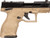 TAURUS TX-22 COMPACT 22LR 3.5 ADJ. 10-SHOT  FDE POLYMER