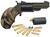 North American Arms NAATGHC Huntsman  22 Mag/22 LR 5 Shot 2 OD Green Frame/Barrel Black Cylinder Camo Grips Fixed Marble Arms Sights Includes Cylinder & Black Leather Holster