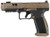 NEW Canik HG7854N TTI Combat Full Size Frame 9mm Luger 18+1 4.60" Black Nitride Fluted/Ported Barrel, Burnt Bronze Cerakote Optic Cut/Serrated Steel Slide, Black Polymer Frame w/Picatinny Rail