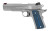 Colt's Manufacturing Competition SS Semi-automatic, Metal Frame Pistol, Full Size, 45ACP, 5" Barrel, Steel, Stainless Finish, G10 Checkered Blue Grips, Novak Red Fiber Optic Front Sight, Novak Adjustable Rear Sight, 8 Rounds, 1 Mag