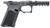 Sct Manufacturing 225010100 SCT17  Compatible w/ Glock 17/22/31/34/35/37 Gen 1-3 Black Stainless Steel Frame/ Aggressive Texture Grip