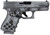 Glock PA195S204NP51M G19 Gen 5 P-51 Mustang 9mm Luger 15+1 4.02" Black GMB Barrel Distressed Gray Cerakote Flying Tiger-Style Cut Steel Slide Bomber Engraved Polymer Frame With Picatinny Rail Distressed Gray Textured With Pin-up Girl Grip