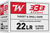 Winchester 22LR Ammo 36gr Copper Plated Hollow Point Ammunition - 333 Rounds