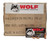 Wolf 9mm Ammo 115gr FMJ Ammunition - 50 Rounds