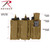 Rothco MOLLE Triple Kangaroo Rifle and Pistol Mag Pouch