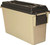 Berry's 40 Cal. Plastic Ammo Can (Tan) 9.25"L x 3.5" BW x 3.75"TW x 6.75" H