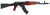 KALASHNIKOV KR-103 7.62X39 RFL 16.33"BBL, SIDE FLD STK, RED WOOD STK