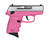 SCCY CPX-4 Sub-Compact Pistol - Stainless / Pink | .380 Auto | 3" Barrel | 10rd | Ambidextrous Safety
