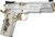 9MM GOVT 5" CHROME/GOLD 9RDGIRSAN MC1911S WE THE PEOPLE 