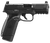 FN 66101387 545 MRD Full Size Frame 45 ACP 15+1, 4.10" Black Target Crown Steel Barrel, Black PVD Optic Cut/Serrated Steel Slide & Polymer Frame w/Picatinny Rail,  Ambidextrous
