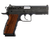 Tanfoglio IFG TFSTOCKI45 Defiant Stock I 45 ACP Caliber with 4.50" Barrel, 10+1 Capacity, Overall Black Finish Steel, Picatinny Rail/Beavertail Frame, Serrated Slide & Wood Grip