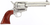 Taylors & Company 550927DE 1873 Cattleman 45 Colt (LC) Caliber with 5.50"  Barrel, 6rd Capacity Cylinder, Overall White Floral Engraved Finish Steel, Walnut Navy Size Grip & Overall Taylor Polish