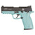 Smith & Wesson M&P 22 Compact Handgun .22 LR 10rd Magazine 3.6" Barrel Robin's Egg Blue with Black Slide USED