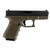 Glock 19 Gen 4 Compact Handgun 9mm Luger 10/rd Magazines (3) 4.02" Barrel OD Green Frame with Black Slide Austria