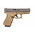 Glock 19 Gen 3 Compact Handgun 9mm Luger 15/rd Magazines (2) 4.02" Barrel OD Green with Black Slide Austria