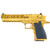 MR DESERT EAGLE 44MAG 6 TITANIUM GOLD TIGER