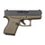 Glock 43 Subcompact Handgun 9mm Luger 6/rd Magazines (2) 3.4" Barrel OD Green Frame Black Slide Austria