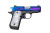KIMBER MICRO 9 BLUE RAINBOW 9MM PISTOL 3.15" RAINBOW PVD, PEARL KIRNITE GRIP 1-7RD MAG