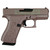 Glock 43X "Glock & Roses" Pink Handgun 9mm Luger 10rd Magazines(2) 3.4" Barrel Accessory Rail USA Made