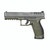 Walther PDP Full Size Optic Ready Pistol 9mm 5 in. Two-Tone Green 18 rd.