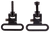 Outdoor Connection TAL79411 Talon Swivel & Base Kit  Black 1.25" Steel