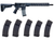 Faxon Firearms Sentry Forged Aluminum AR15 Rifle - Black | 5.56NATO | 16" Barrel | 15" M-LOK Rail BUNDLED with 5 ATI Schmeisser S60 Magazine - Black | .223/5.56 | 60rd | Gen 2 Military/LEO Edition