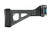 SB Tactical SBT5KA Pistol Stabilizing Brace - Black | HK Pistol Compatible  | Side Folding | MP5K Aluminum Adapter w/ QD socket
