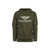 Distressed 2AW Logo Pullover Hoodie-XL-Army Heather