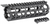 AR-15/M16 Two Piece Drop-In Carbine Length Handguard, M-LOK