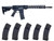 Faxon Firearms Ascent Forged Aluminum AR15 Rifle - Black | 5.56NATO | 16" Barrel | 13" M-LOK Rail Bundled w/ 5 ATI Schmeisser S60 Mags