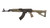 Zastava ZPAPM70 AK-47 Rifle - OD Green | 7.62x39 | 16.3" Barrel | Polymer Handguard | Polymer Stock