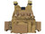 GUARD DOG TRAKR PLATE CARRIER FDE W/ PLACARD (15002)