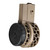 X Products X-15 50 Round Drum Magazine for AR-15 & M16 - FDE | Skeletonized | Hex Pattern