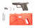 Polymer 80 PF940SC 80% Full Size Pistol Frame Kit - OD Green | Compatible with Glock 26/27
