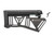 Juggernaut Tactical Silent Stock System - Black | AR10 | Featureless