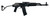 Pioneer Arms Forged Trunnion Sporter Elite AK-47 Rifle - Black | 5.56 NATO | 16" Barrel | 30rd | Polymer Furniture | Side Folding Stock | w/ Built-in Optic Rail