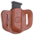 1791 Gunleather MAG12CBRA MAG1.2 Single Mag Holster Classic Brown Leather Belt Slide Compatible w/ Double Stack Ambidextrous
