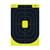 Allen EZ Aim Splash Reactive Paper Target IPSC Silhouette 12.5"x18.25" Yellow and Black 30 per Pad