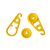 AccuSharp 1006C Super Snaps  Yellow 8.80" Long 6 Pack