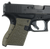 Talon Grips 100M Adhesive Grip  Compatible w/Glock 43, Moss Textured Rubber