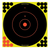 Birchwood Casey 34022 Shoot-N-C Reactive Target Self-Adhesive Paper Black/Yellow/Red 12" Bullseye 12 Pack