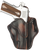 1791 Gunleather ORBH1VTGR BH1 Optic Ready OWB 01 Vintage Leather Belt Slide Fits 4-5" 1911 Right Hand