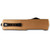 Templar Knives Premium Lightweight Anodized Bronze Small Automatic Knife 3" Drop Point Blade Bronze