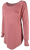 Glock AP960349 Glock Girl Confidence  Blush Cotton/Polyester/Rayon Long Sleeve Tunic 2XL