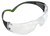 Peltor SF400PC8 Sport SecureFit 400 Adult Wraparound Clear Lens Polycarbonate Black Frame