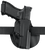 Safariland 5198283411 Open Top Concealment  Belt Thermoplastic Belt Loop Compatible w/Glock 19/23 Right Hand